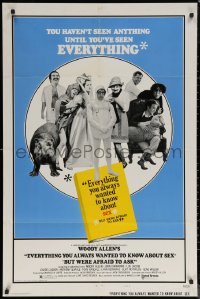 6h0859 EVERYTHING YOU ALWAYS WANTED TO KNOW ABOUT SEX style B 1sh 1972 Woody Allen directed!