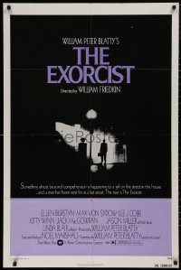 6h0862 EXORCIST 1sh 1974 William Friedkin, Von Sydow, horror classic from William Peter Blatty!