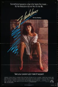 6h0887 FLASHDANCE 1sh 1983 sexy dancer Jennifer Beals, take your passion and make it happen!