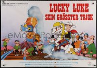 6h0164 BALLAD OF DALTON German 33x47 1978 Lucky Luke, really great Morris cartoon western art!