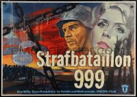 6h0172 PUNISHMENT BATTALION German 33x47 1960 Straftbataillon 999, artwork of WWII soldiers & chains!