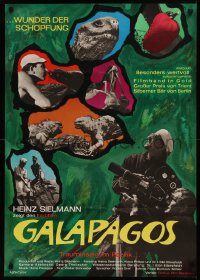 6h0205 GALAPAGOS - TRAUMINSEL IM PAZIFIK German 1963 cool animal & native documentary art/images!