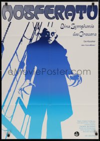6h0229 NOSFERATU German R1968 great completely different artwork of Max Schrek as the monster!