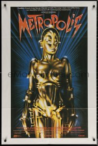 6h1122 METROPOLIS int'l 1sh R1984 Brigitte Helm as the gynoid Maria, The Machine Man by Nikosey!