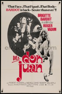 6h1149 MS. DON JUAN 1sh 1973 Don Juan ou Si Don Juan etait une femme, Brigitte Bardot, Roger Vadim