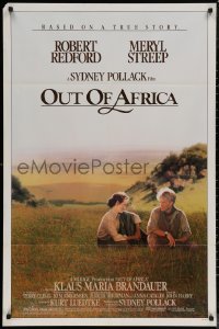 6h1206 OUT OF AFRICA 1sh 1985 Robert Redford & Meryl Streep, directed by Sydney Pollack!