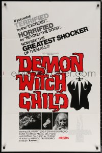 6h1246 POSSESSED 1sh 1976 Demon Witch Child, the greatest shocker of them all!
