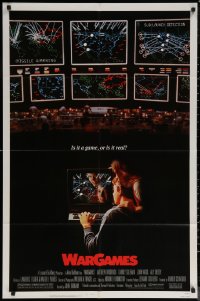 6h1512 WARGAMES 1sh 1983 Matthew Broderick plays video games to start World War III!
