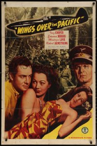 6h1532 WINGS OVER THE PACIFIC 1sh 1943 Inez Cooper, Edward Norris, Love, Armstrong, very rare!