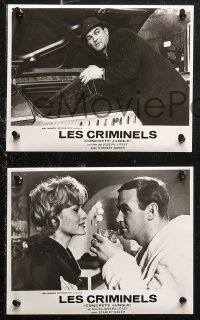 6h0026 CRIMINAL 15 French LCs R1960s directed by Joseph Losey, tough crook Stanley Baker, different!