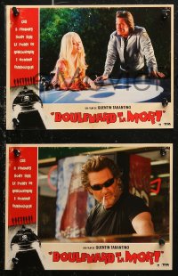 6h0063 DEATH PROOF 8 French LCs 2007 Tarantino Grindhouse, Kurt Russell, Zoe Bell, Rosario Dawson!