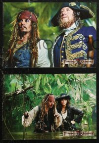 6h0092 PIRATES OF THE CARIBBEAN: ON STRANGER TIDES 6 French LCs 2011 Depp as Captain Jack!