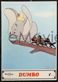 6h0006 DUMBO 12 Spanish LCs R1980s colorful art from Walt Disney circus elephant classic!