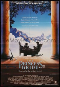 6k0065 PRINCESS BRIDE Aust 1sh 1987 Rob Reiner fantasy classic as real as the feelings you feel!