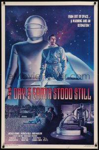 6k0219 DAY THE EARTH STOOD STILL Kilian 1sh R1994 Robert Wise, different art by Robert Rodriguez!