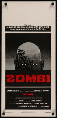 6k0196 DAWN OF THE DEAD Italian locandina 1978 George Romero's Zombi, completely different artwork!