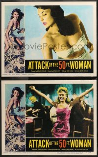 6k0056 ATTACK OF THE 50 FT WOMAN 2 REPRODUCTION LCs 2000s different image & fantasy #9 card image!