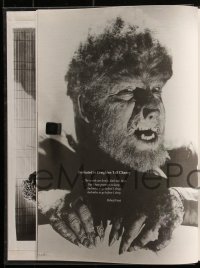 6k0075 WOLF MAN signed #25/100 hardcover book 1993 by SEVEN + Evelyn Ankers signed repro photo!