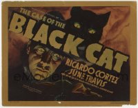 6m0067 CASE OF THE BLACK CAT TC 1936 wonderful art of Ricardo Cortez as Perry Mason, very rare!