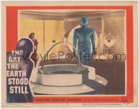 6m0081 DAY THE EARTH STOOD STILL LC #2 1951 great image of Gort and Patricia Neal inside space ship!