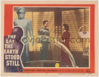 6m0084 DAY THE EARTH STOOD STILL LC #5 1951 classic image of Michael Rennie, Neal & Gort in ship!