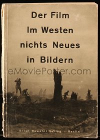 6p0478 ALL QUIET ON THE WESTERN FRONT German softcover book 1931 with many images from the movie!