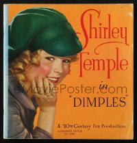 6p0488 DIMPLES Saalfield softcover book 1936 the Shirley Temple movie in words & pictures!