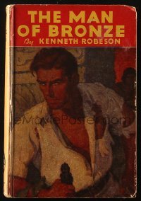 6p0377 DOC SAVAGE Street & Smith hardcover book 1933 The Man of Bronze written by Kenneth Robeson!