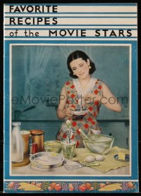 6p0491 FAVORITE RECIPES OF THE MOVIE STARS softcover book 1931 lots of great movie images & more!