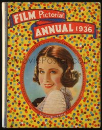 6p0428 FILM PICTORIAL ANNUAL English hardcover book 1936 filled with movie information & photos!