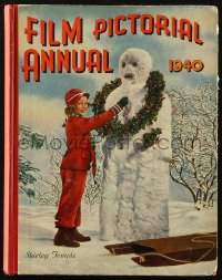 6p0432 FILM PICTORIAL ANNUAL English hardcover book 1940 filled with movie information & photos!