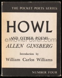 6p0499 HOWL & OTHER POEMS softcover book 1970 Allen Ginsberg's collection of poetry, Pocket Poets!