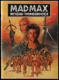 6p0512 MAD MAX BEYOND THUNDERDOME Australian softcover book 1985 Amsel art of Mel Gibson & Tina!