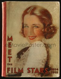 6p0393 MEET THE FILM STARS 1934 1935 English hardcover book 1934 movies & actors from those years!