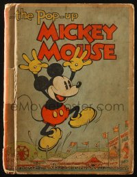 6p0394 MICKEY MOUSE hardcover book 1933 The Pop-Up Mickey Mouse by Walt Disney Studios!