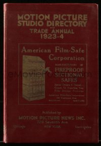 6p0398 MOTION PICTURE STUDIO DIRECTORY & TRADE ANNUAL hardcover book 1923 Harold Lloyd, D.W. Griffith