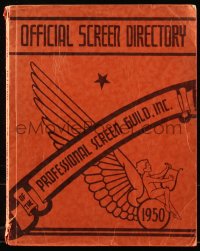 6p0068 OFFICIAL SCREEN DIRECTORY OF THE PROFESSIONAL SCREEN GUILD 1950 softcover book 1950 cool!
