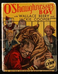6p0402 O'SHAUGHNESSY'S BOY Lynn hardcover book 1935 w/scenes from Wallace Beery & Jackie Cooper movie!