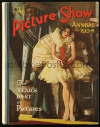6p0444 PICTURE SHOW ANNUAL English hardcover book 1934 The Year's Best in Pictures, great images!
