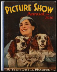 6p0446 PICTURE SHOW ANNUAL English hardcover book 1936 The Year's Best in Pictures, great images!