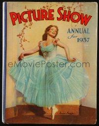 6p0447 PICTURE SHOW ANNUAL English hardcover book 1937 The Year's Best in Pictures, great images!