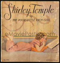 6p0525 POOR LITTLE RICH GIRL softcover book 1936 the Shirley Temple movie in words & pictures!