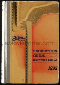 6p0404 PRODUCTION GUIDE & DIRECTOR'S ANNUAL 1935 hardcover book 1935 cool Hap Hadley cover art!