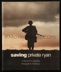 6p0530 SAVING PRIVATE RYAN softcover book 1998 production photos & info from Spielberg's movie!
