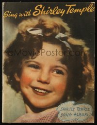6p0534 SHIRLEY TEMPLE softcover book 1935 Sing with Shirley Temple song album, 8 songs!