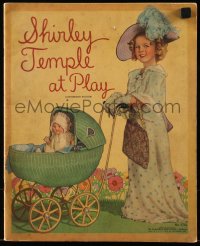 6p0535 SHIRLEY TEMPLE Saalfield softcover book 1935 authorized edition of Shirley Temple At Play!