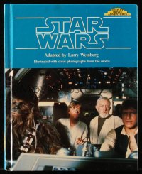 6p0411 STAR WARS hardcover book 1985 illustrated with color photographs from the movie!