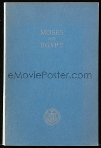 6p0541 TEN COMMANDMENTS softcover book 1956 Moses & Egypt, great info & images from the movie!