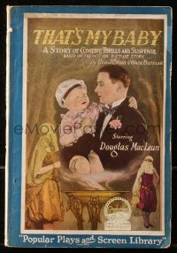 6p0542 THAT'S MY BABY softcover book 1926 Douglas MacLean, story by by George Crone & Wade Boteler!