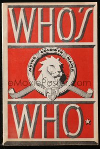6p0470 WHO'S WHO AT METRO-GOLDWYN-MAYER directory yearbook 1942 Judy Garland, Lana Turner & more!